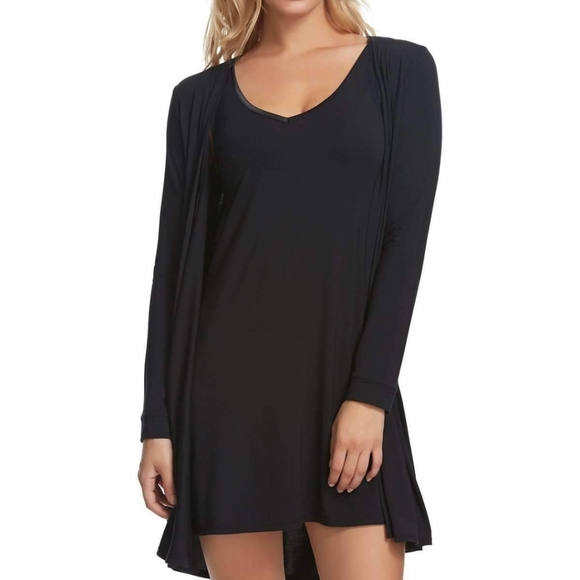 Felina Other - Felina Women's Modal Tank Chemise & Wrap 2-Pieces